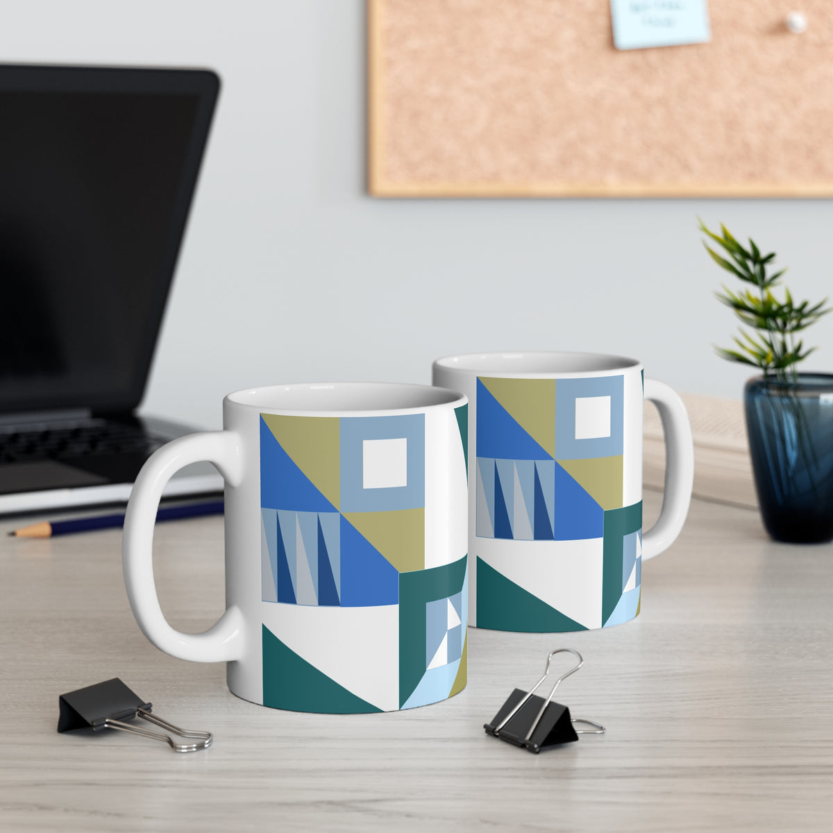 Abstract Pattern Ceramic Mug