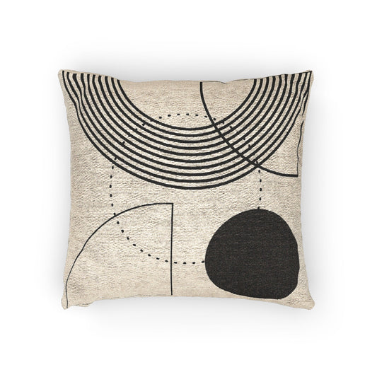 Modern Geometric Woven Pillow for Cozy Home Decor