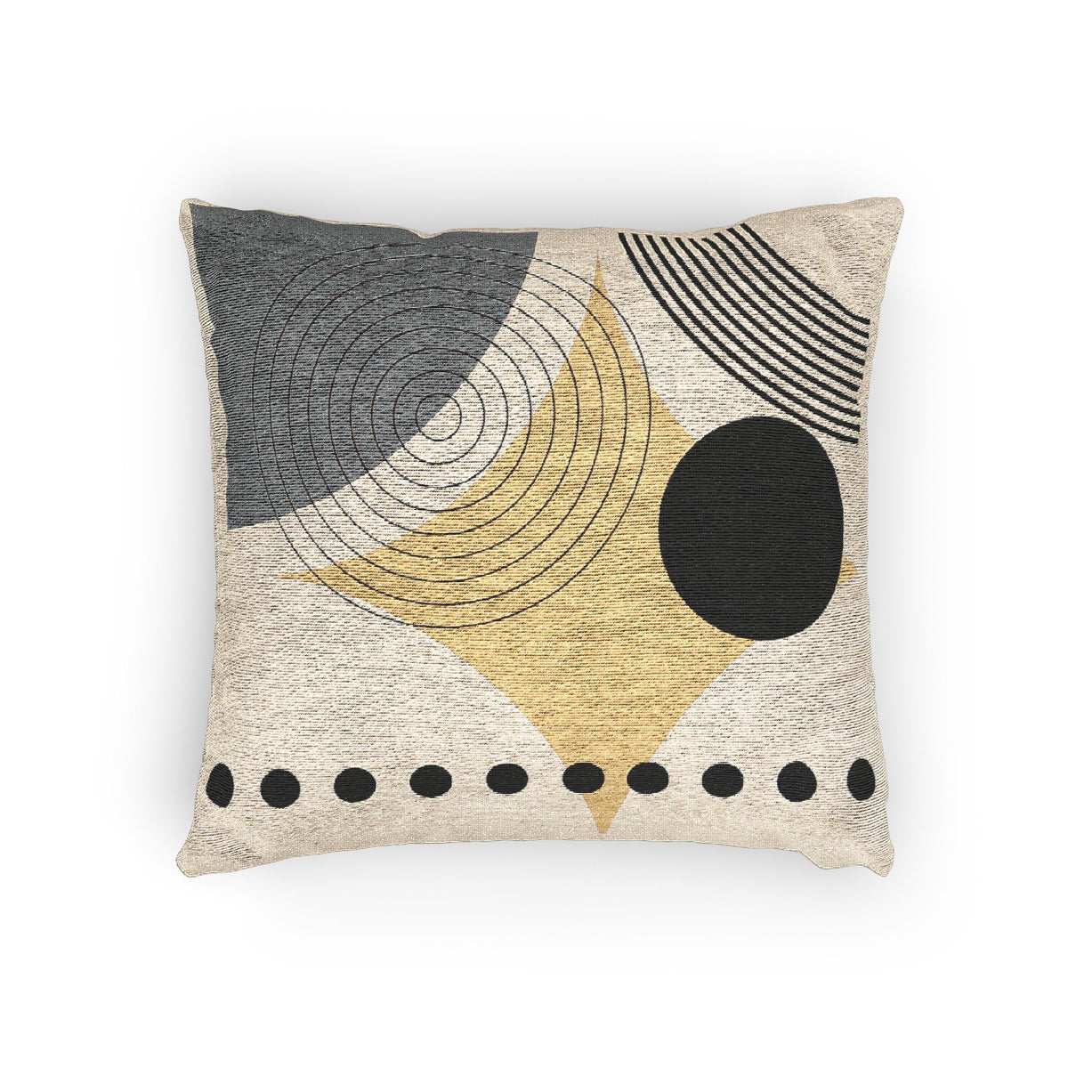 Modern Geometric Woven Pillow - Boho Decor for Cozy Living Spaces