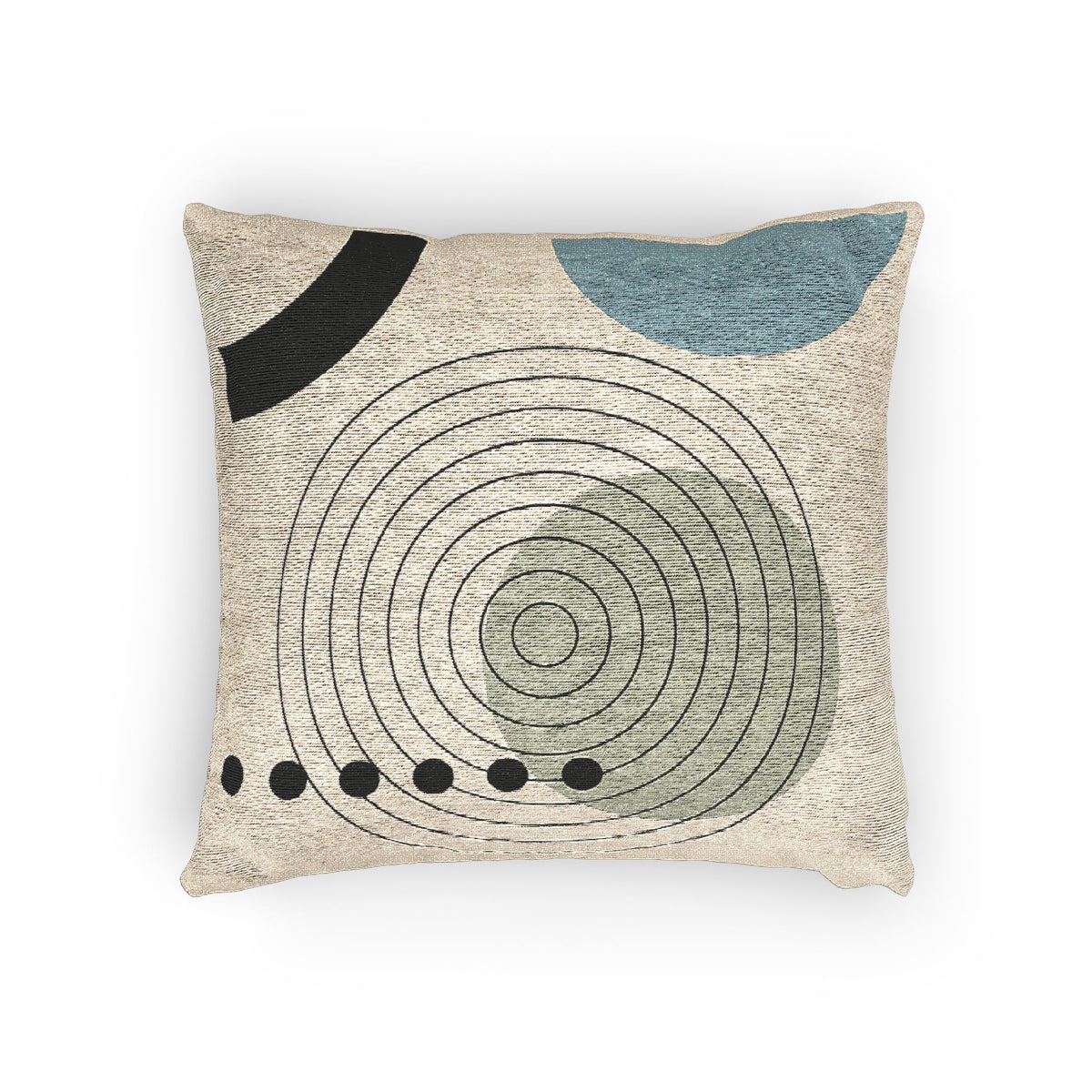 Celestial Harmony – Geometric Woven Throw Pillow