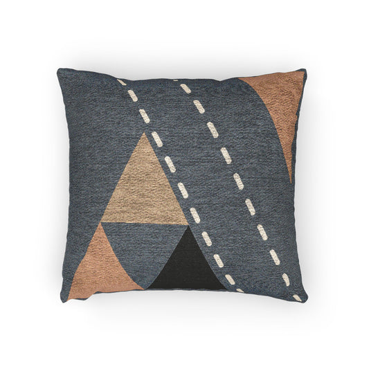 Transit Geometry Throw Pillow – Where Movement Meets Form