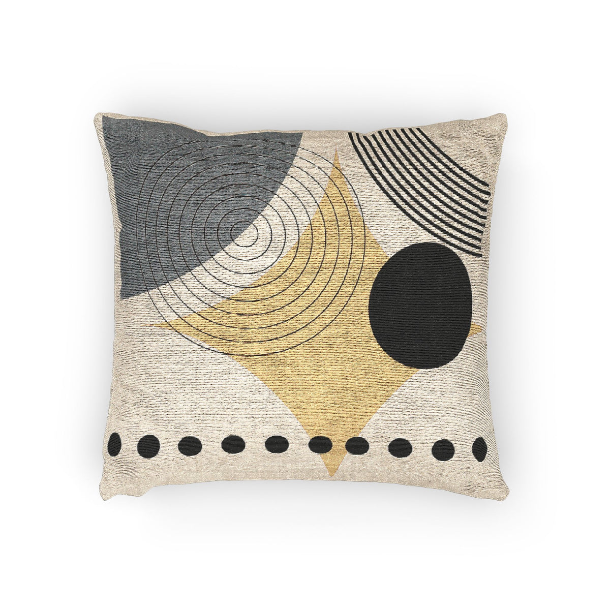 Modern Geometric Woven Pillow - Boho Decor for Cozy Living Spaces