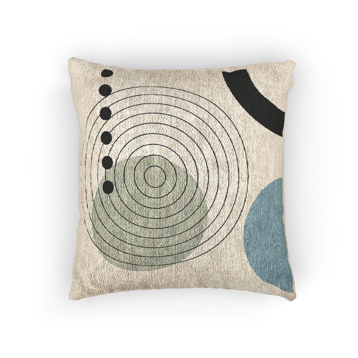 Celestial Harmony – Geometric Woven Throw Pillow
