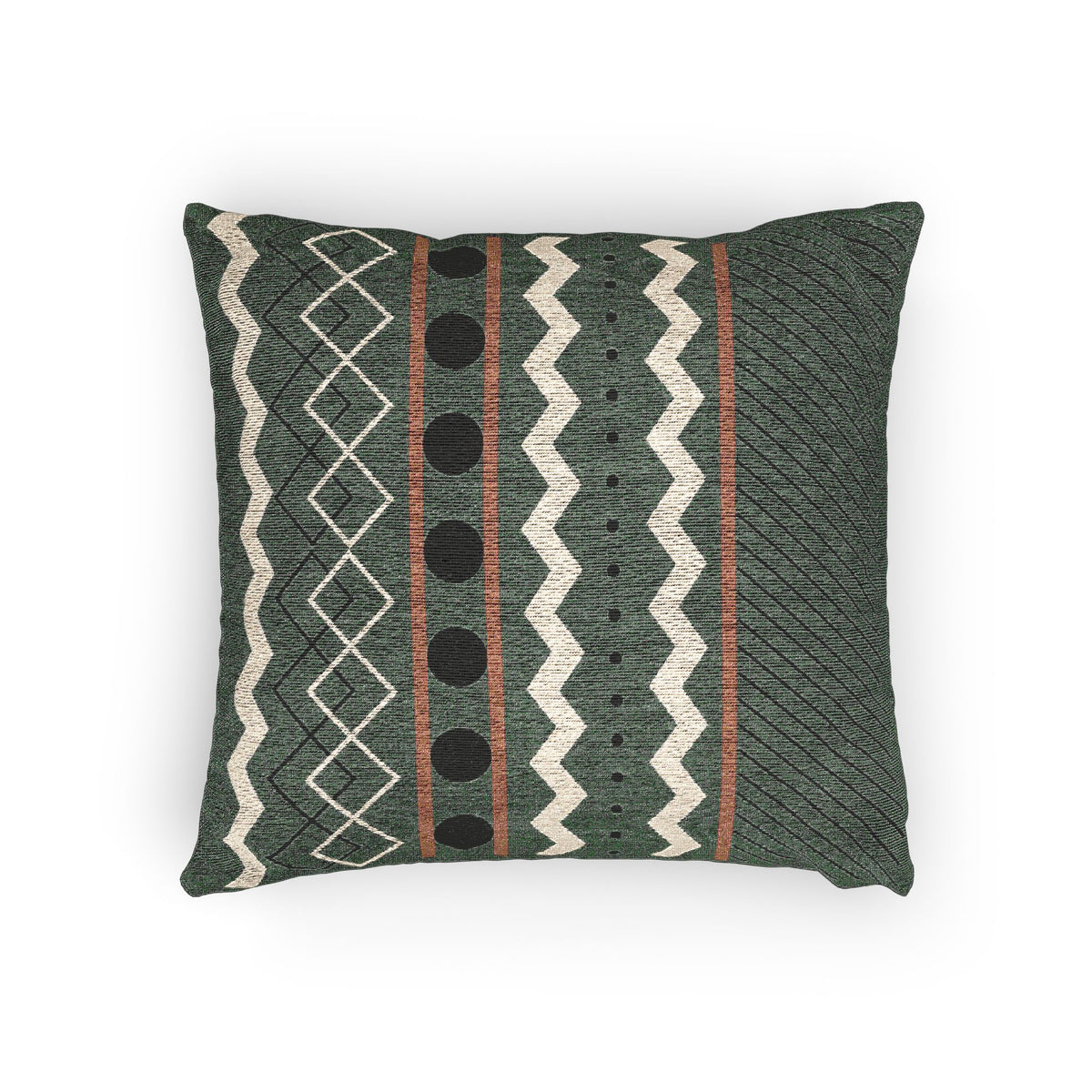 Tribal Geometric Pattern - Throw Pillow