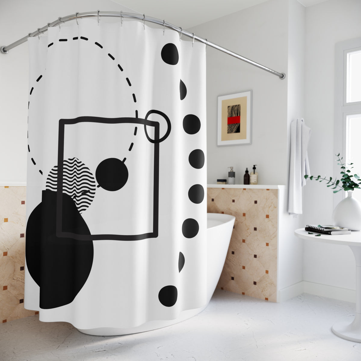 Geometric Precision with Playful Balance.
