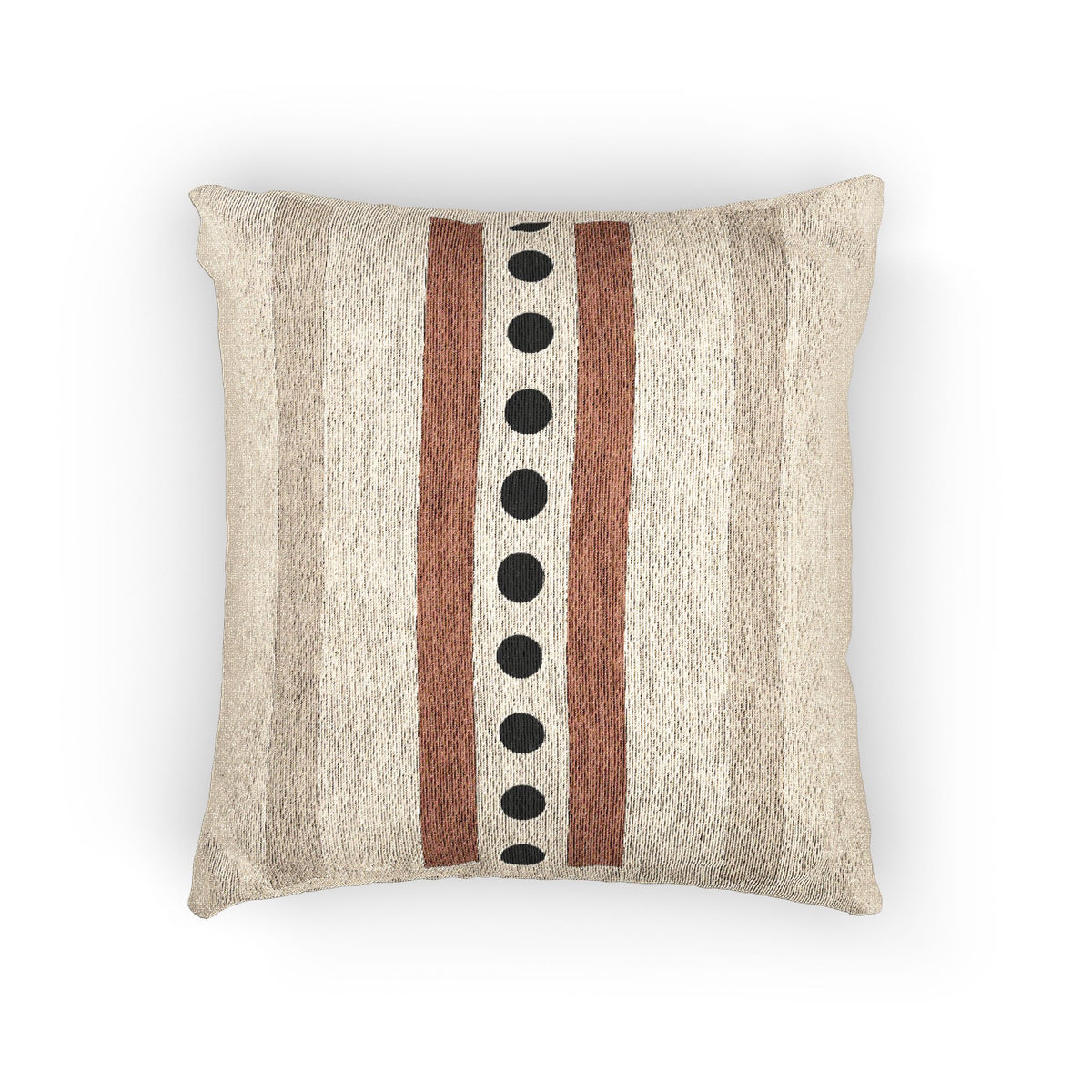 Modern Stripes – Geometric Woven Throw Pillow