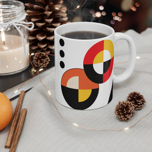 Interlocking Circle Ceramic Mug