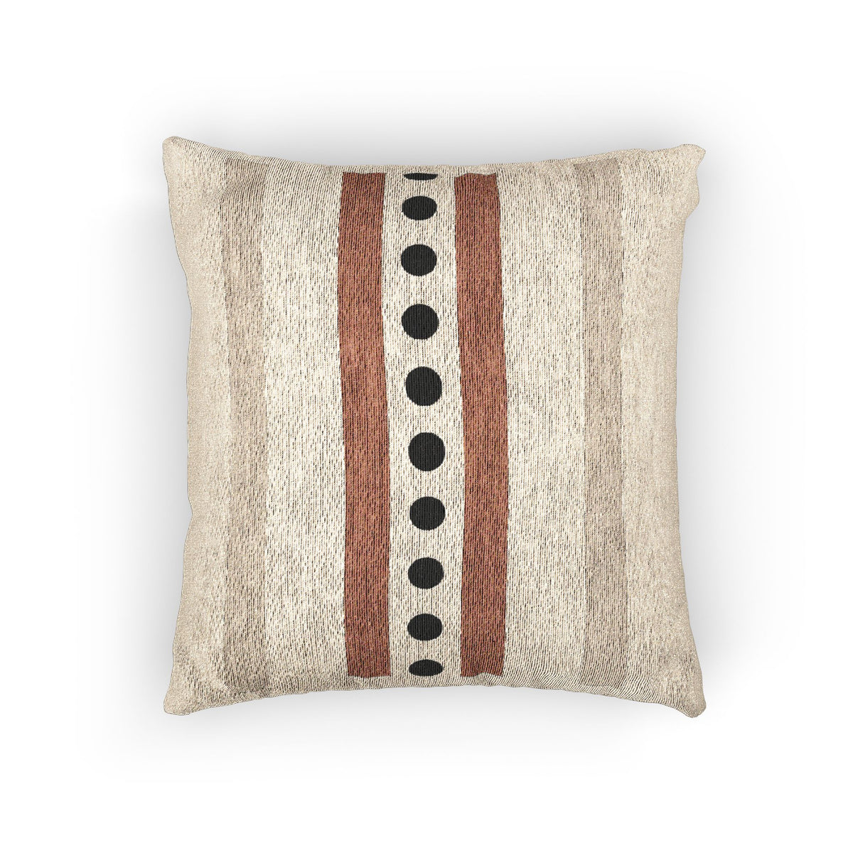 Modern Stripes – Geometric Woven Throw Pillow