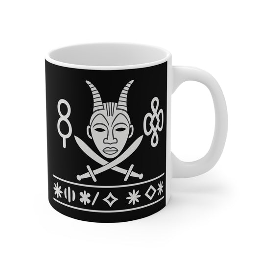 Igbo Pirate Mug - 11oz Ceramic Coffee Cup