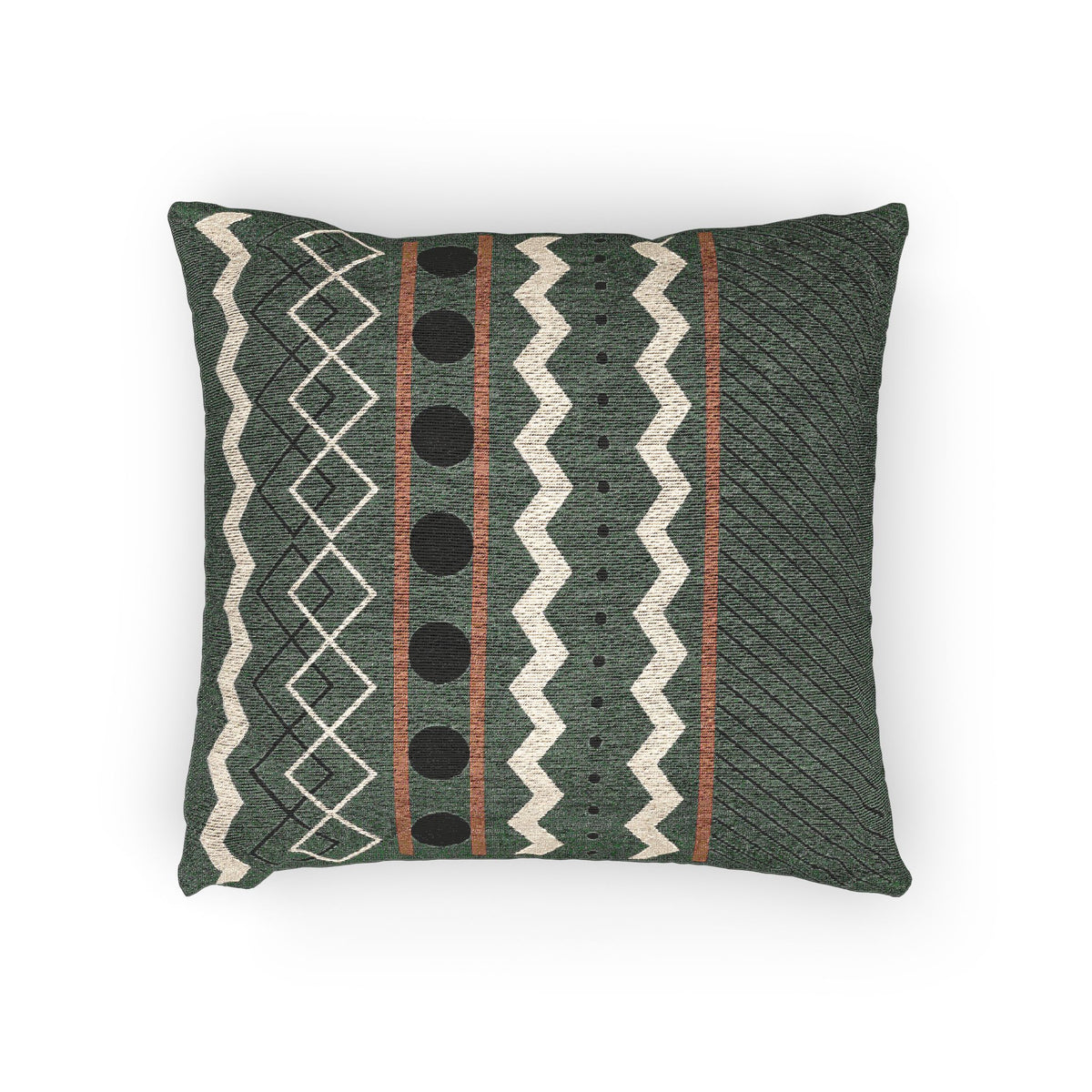Tribal Geometric Pattern - Throw Pillow