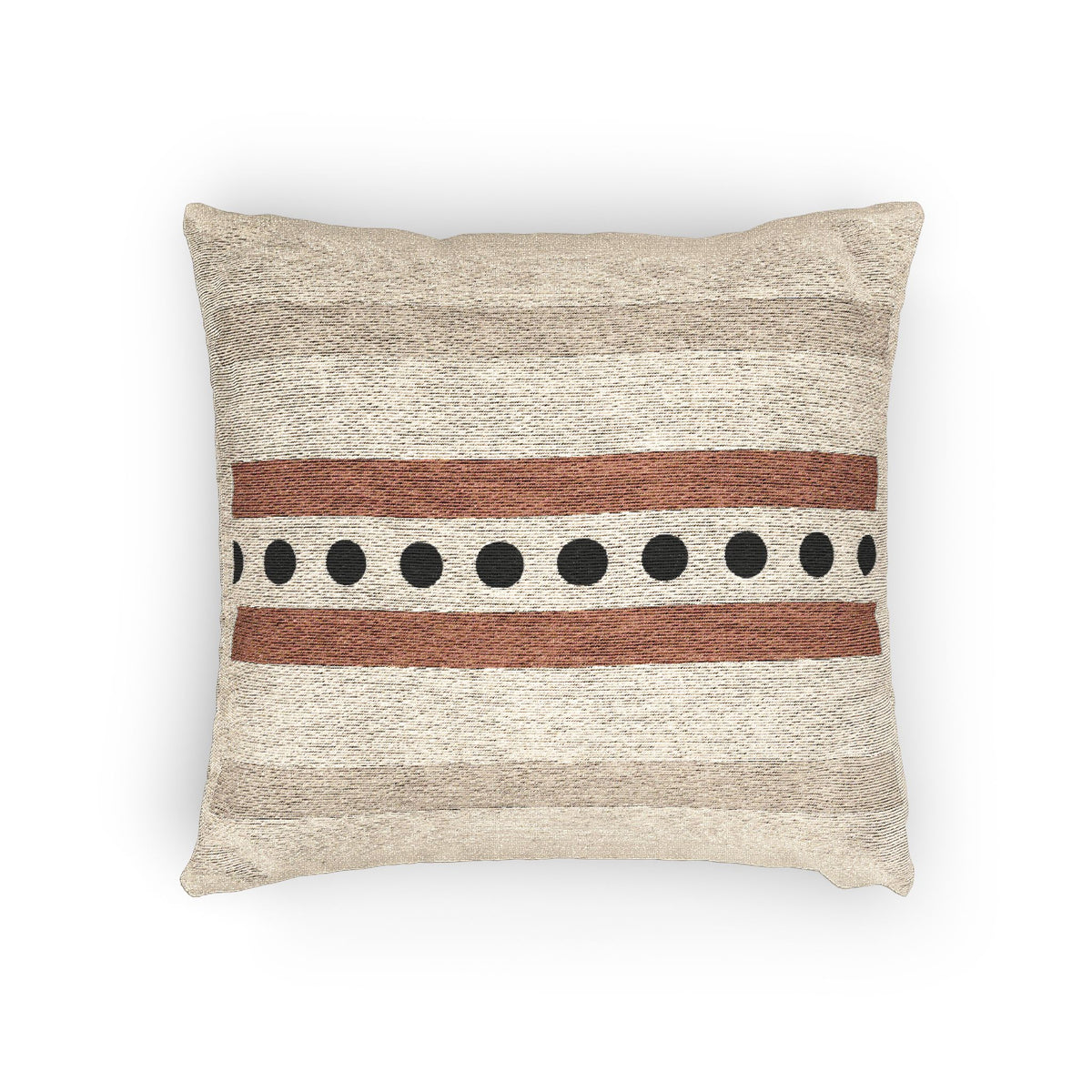 Modern Stripes – Geometric Woven Throw Pillow