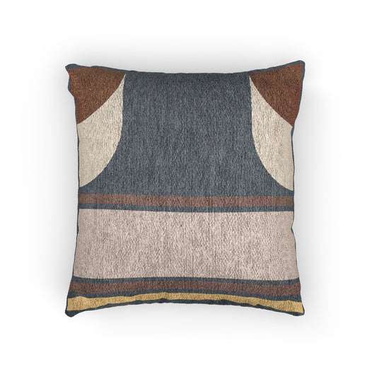 Columnar Harmony Throw Pillow – Structure Meets Style