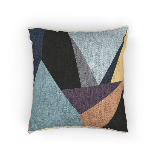 Bold Geometry Throw Pillow – Multicolor Modern Design